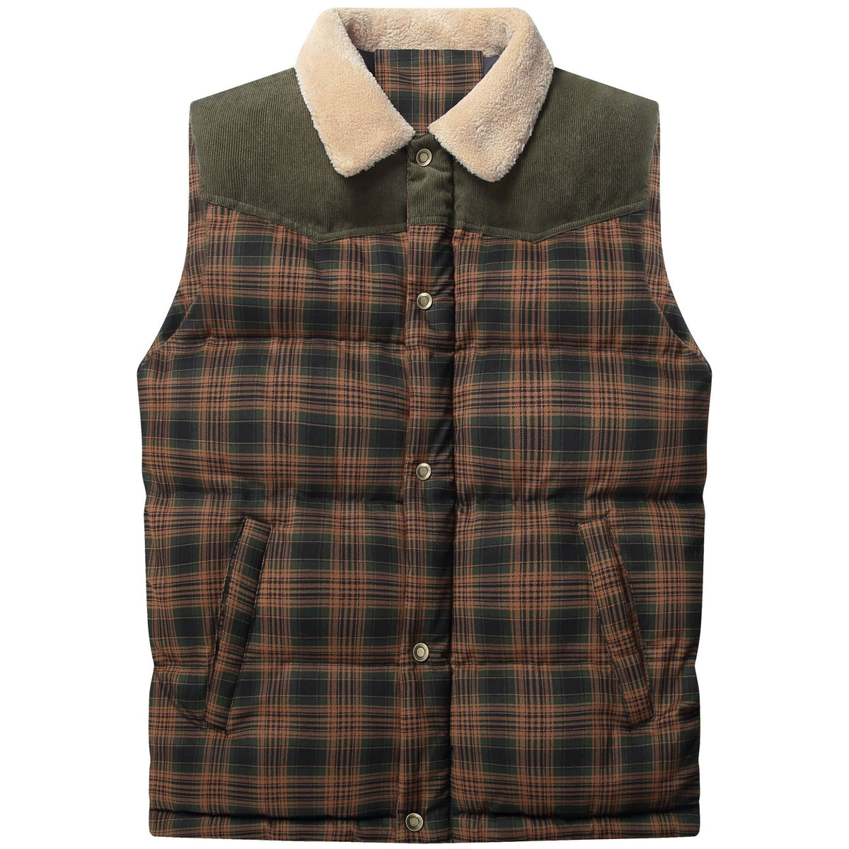 Multi Pocket Cotton Blend Utility Vest for Men | Outdoor Wear