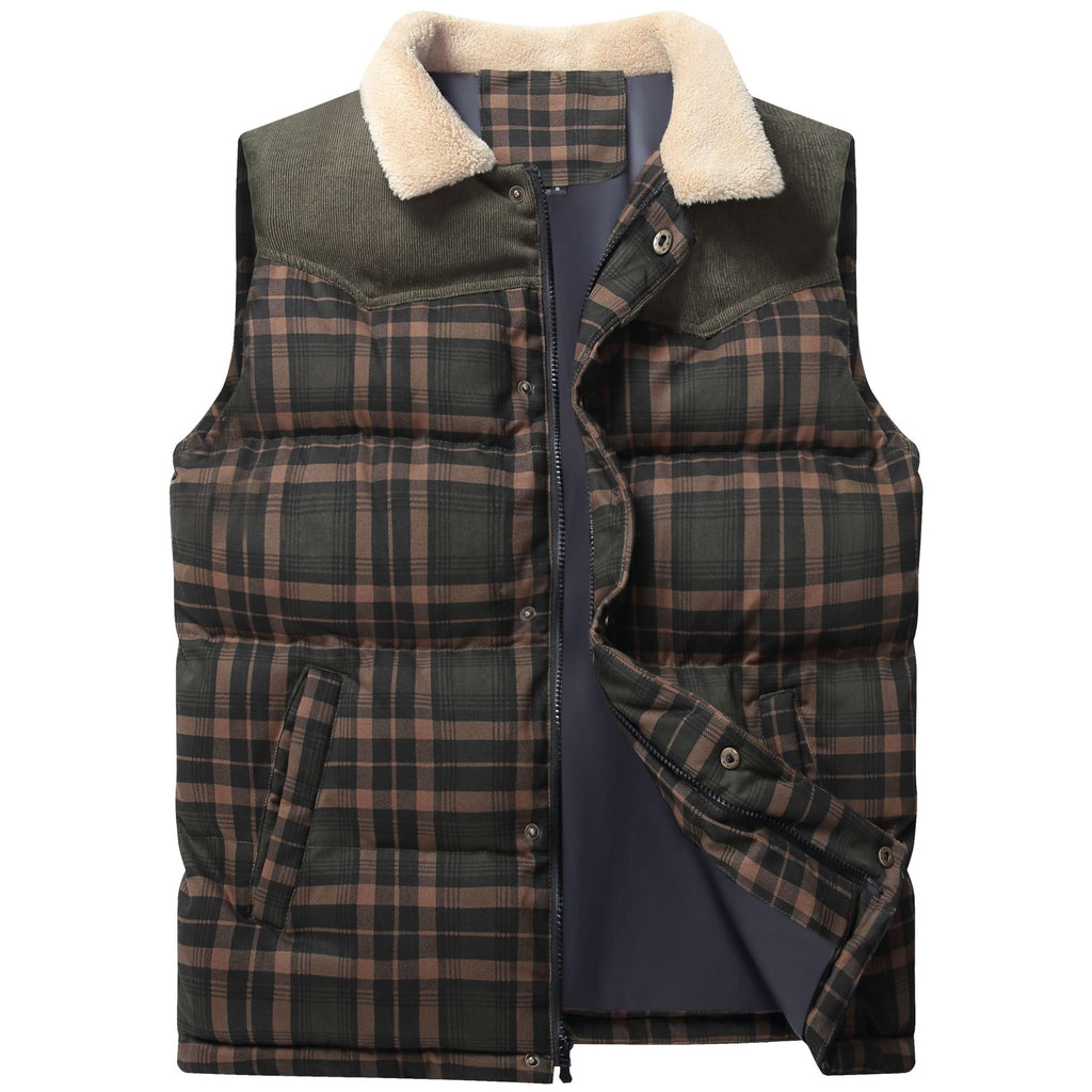 Multi Pocket Cotton Blend Utility Vest for Men | Outdoor Wear