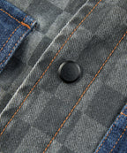 Grey Checked Shirt Jacket for Men | Casual Layering