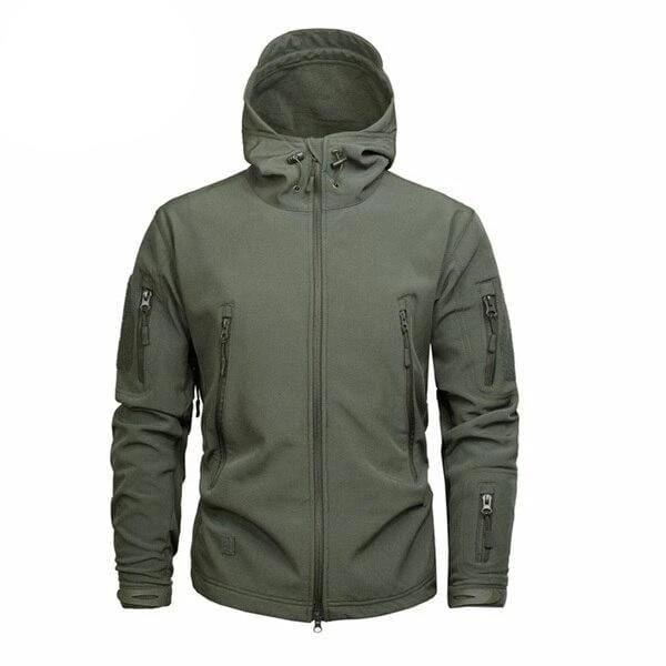 Hooded Jacket with Seven Zip Pockets for Men | Outdoor Wear