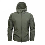 Hooded Jacket with Seven Zip Pockets for Men | Outdoor Wear