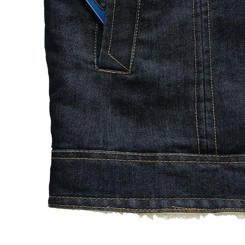 Fleece Lined Denim Jacket for Men | Cool Weather Layering