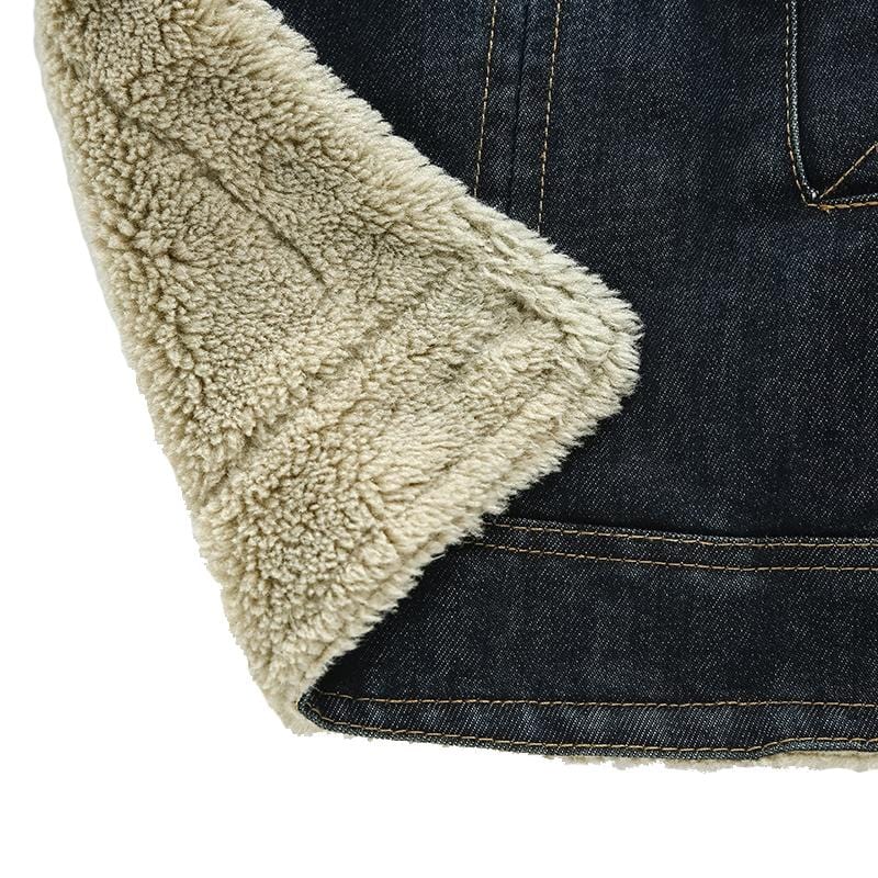 Fleece Lined Denim Jacket for Men | Cool Weather Layering