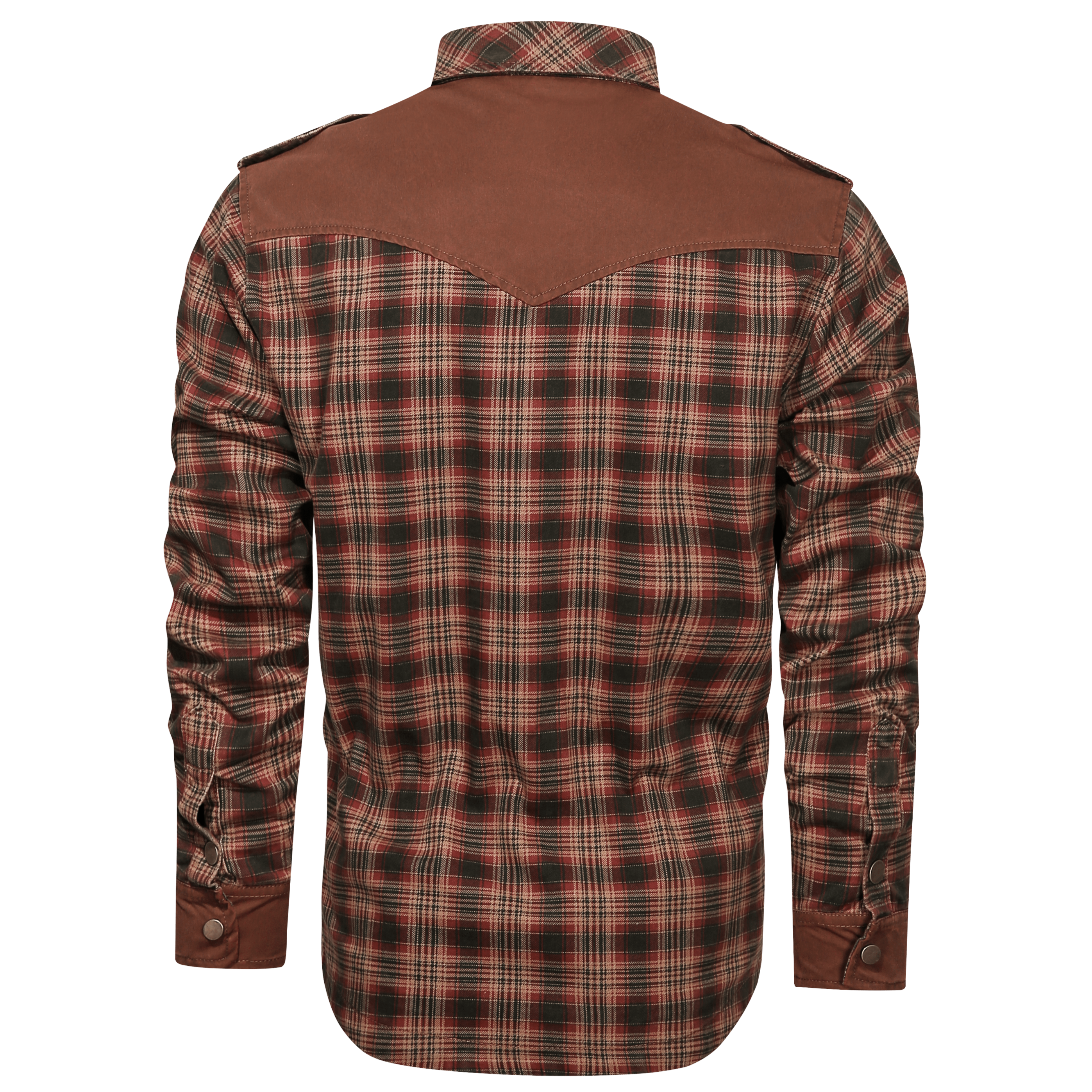 Flannel Style Long Sleeve Button Down Shirt for Men | Casual Wear