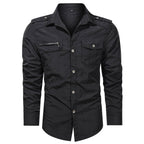 Soft Shell Long Sleeve Overshirt for Men | Outdoor Wear