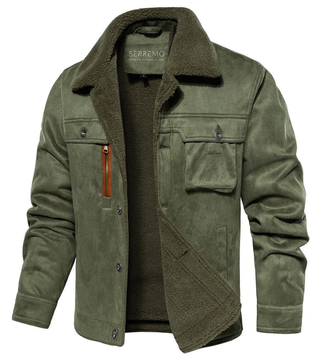 Sherpa Lined Jacket for Men | Cold Weather Wear