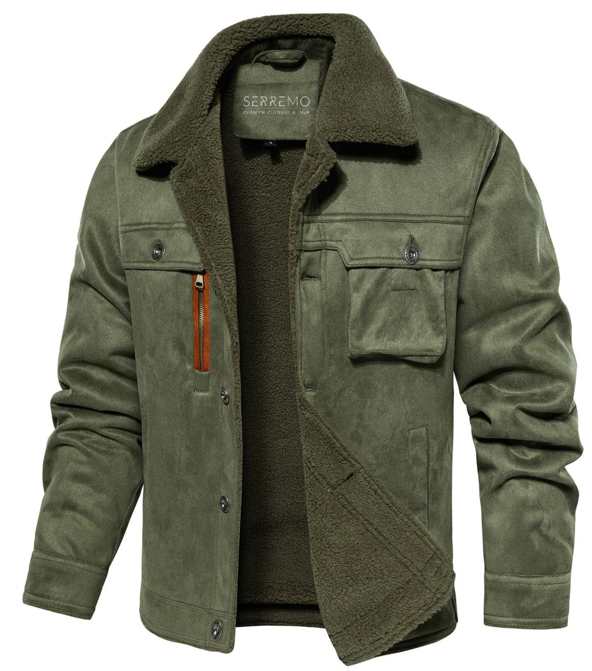 Sherpa Lined Jacket for Men | Cold Weather Wear