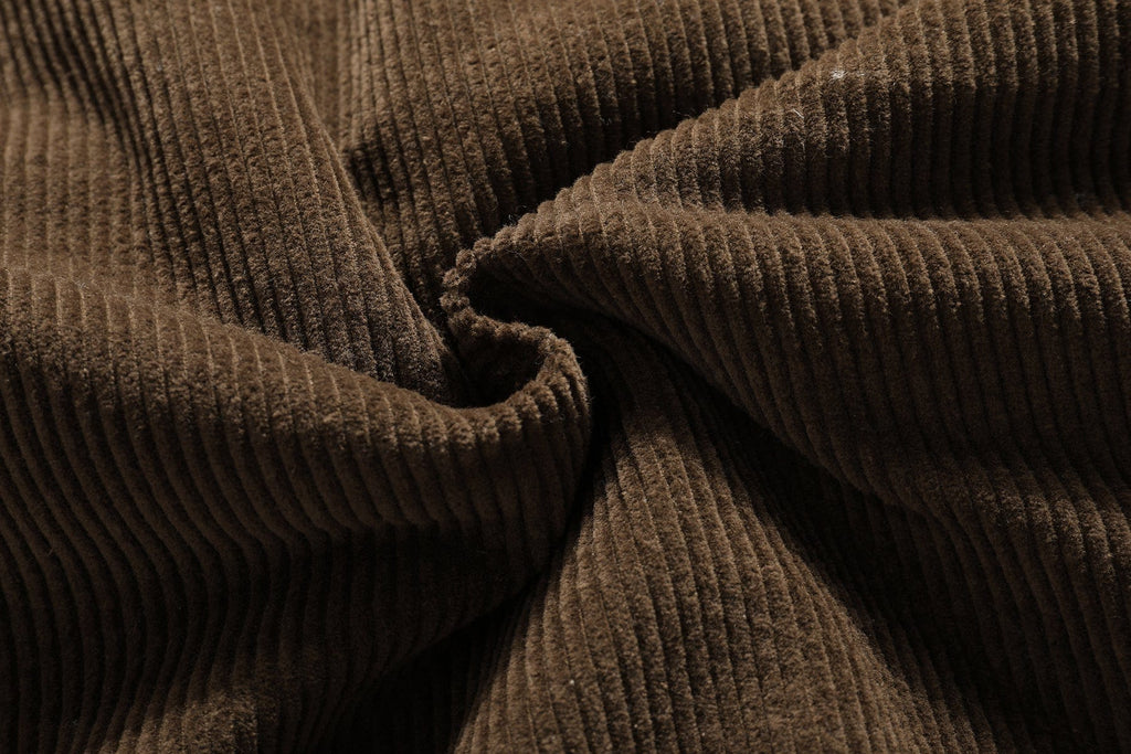 Sherpa Lined Button Front Cotton Bomber Jacket for Men | Winter Outerwear