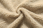 Sherpa Lined Button Front Cotton Bomber Jacket for Men | Winter Outerwear