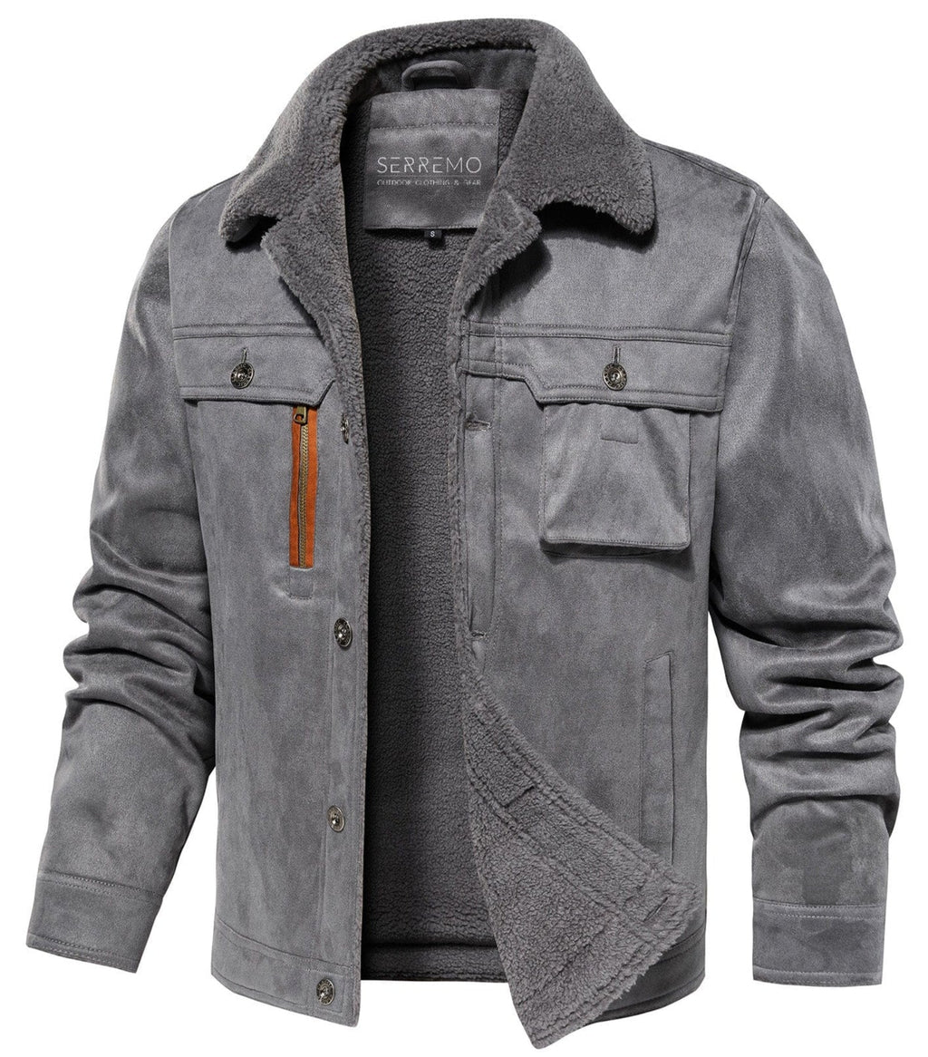 Sherpa Lined Jacket for Men | Cold Weather Wear