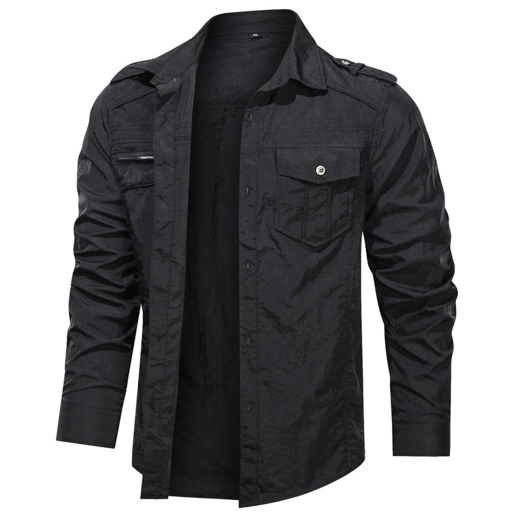 Soft Shell Long Sleeve Overshirt for Men | Outdoor Wear