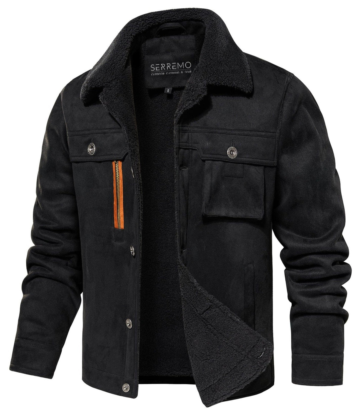 Sherpa Lined Jacket for Men | Cold Weather Wear