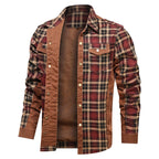 Flannel Style Long Sleeve Button Down Shirt for Men | Casual Wear