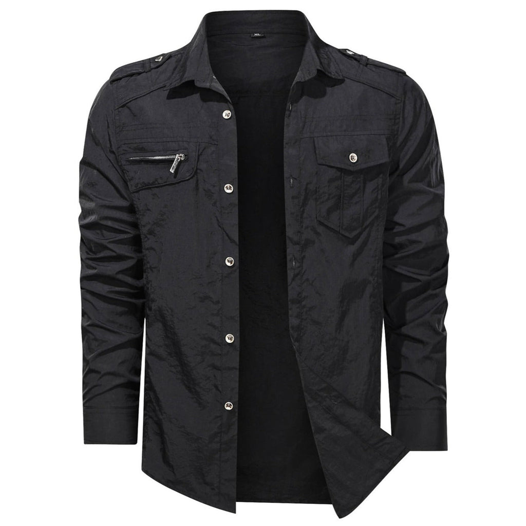 Soft Shell Long Sleeve Overshirt for Men | Outdoor Wear