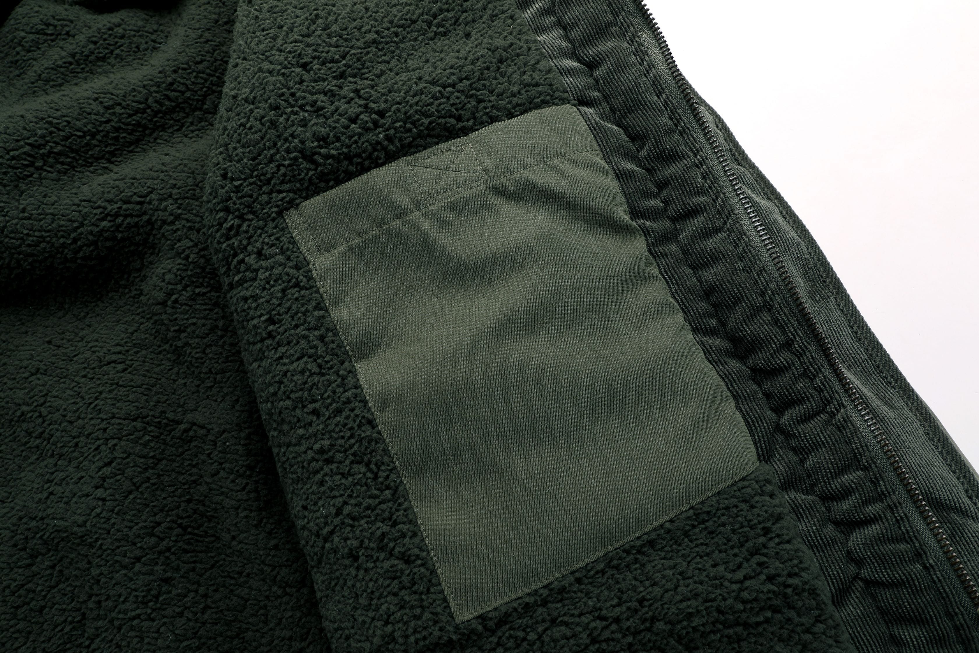 Heavyweight Fleece Lined Hooded Work Jacket for Men | Cold Weather