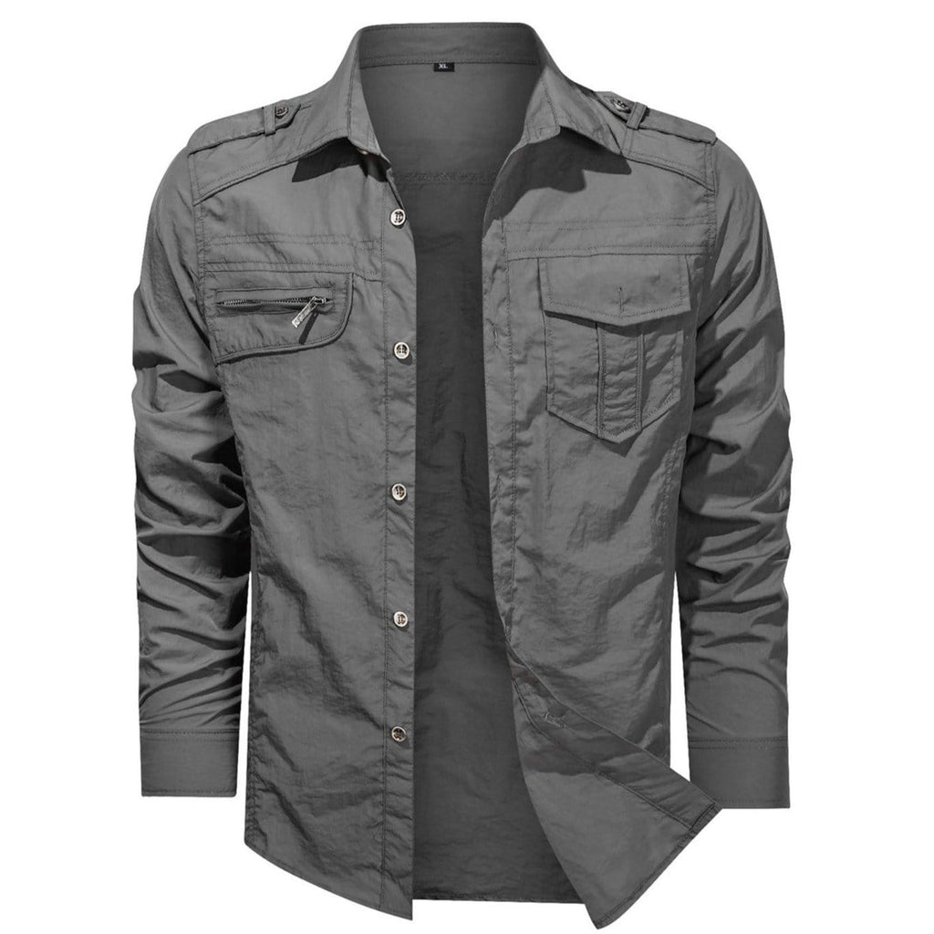 Soft Shell Long Sleeve Overshirt for Men | Outdoor Wear