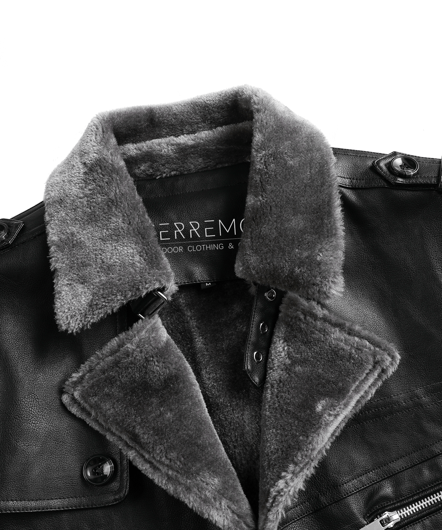 PU Leather Winter Coat for Men | Cold Weather Outerwear