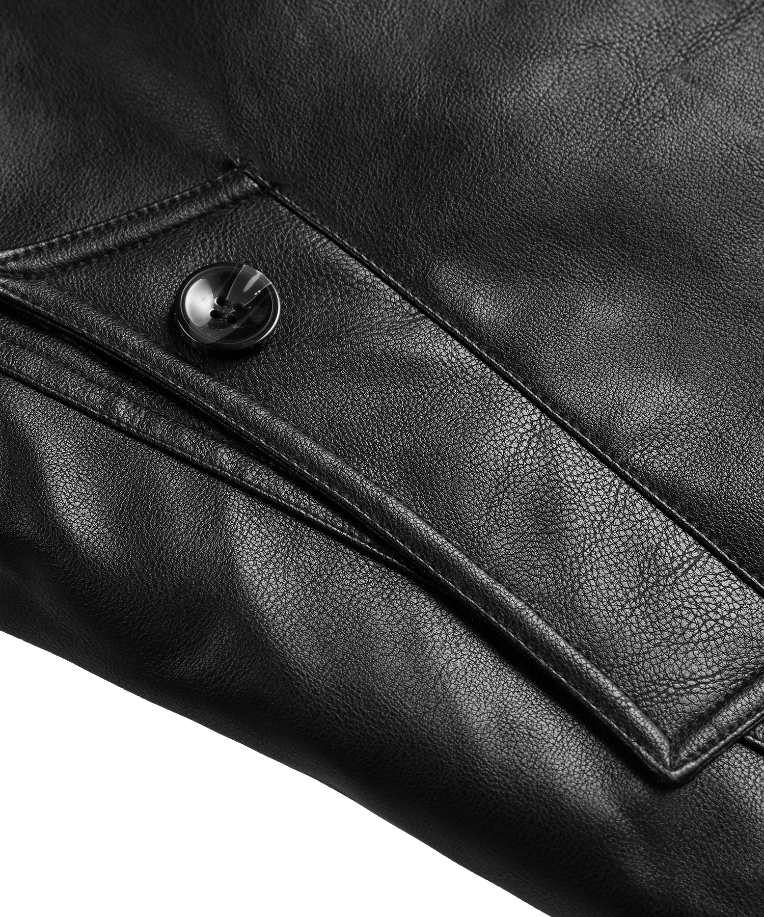 PU Leather Winter Coat for Men | Cold Weather Outerwear