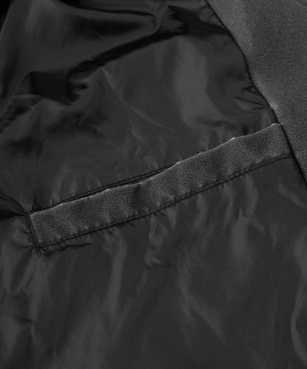Washed Canvas Quilted Shoulder Moto Jacket for Men | Casual Wear