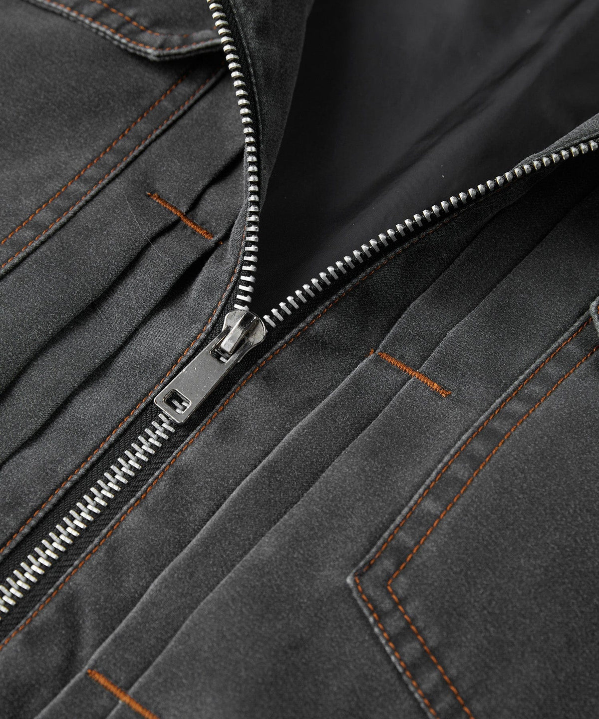 Distressed Canvas Jacket with Plaid Lined Hood for Men | Casual Wear