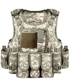 Multi Pocket Adjustable Tactical Vest for Men | Hunting and Airsoft