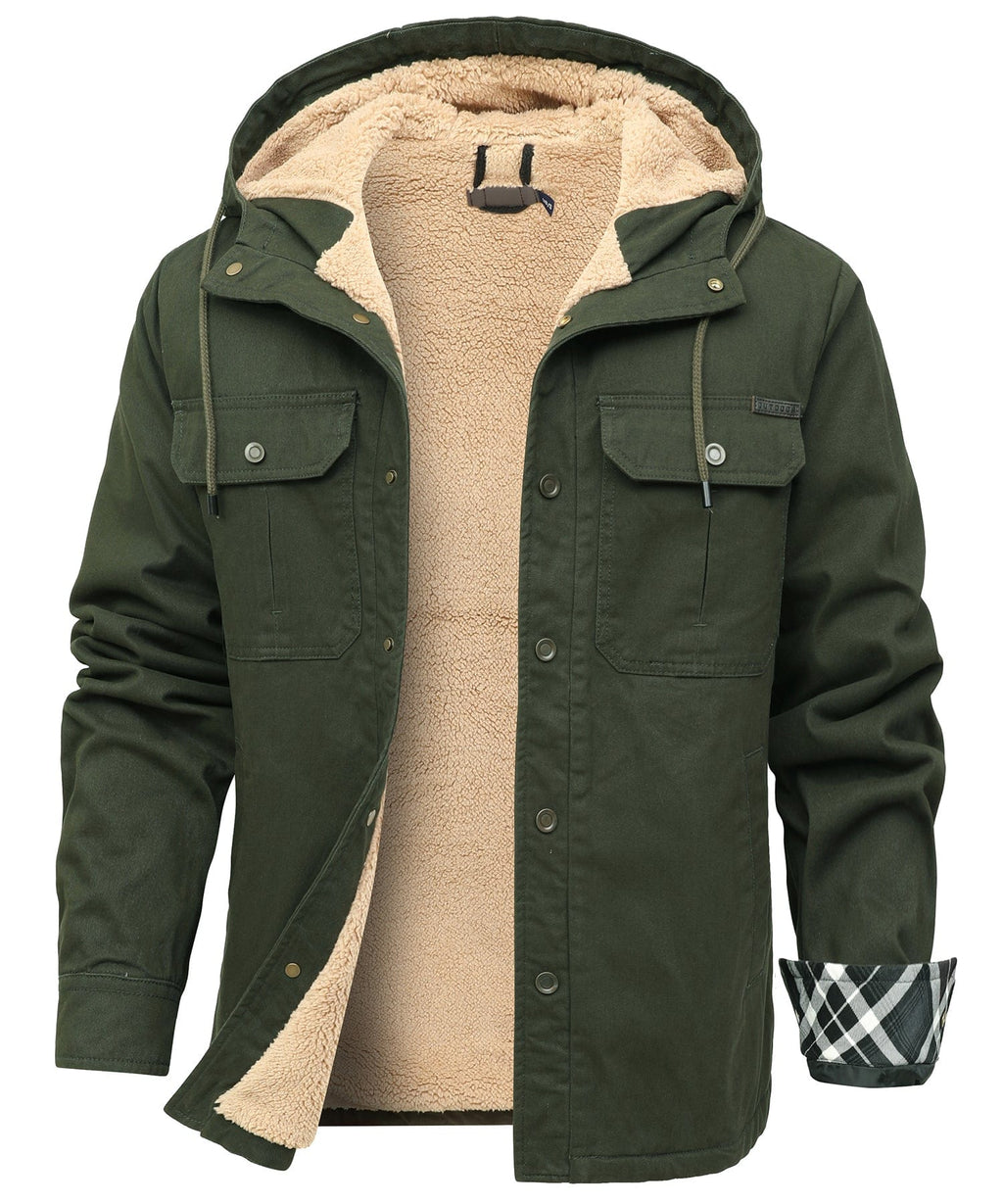 Fleece Lined Work Jacket for Men | Cold Weather