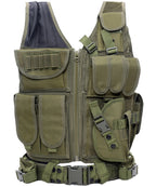 Adjustable Strap Multi Pocket Tactical Vest for Men | Outdoor Use