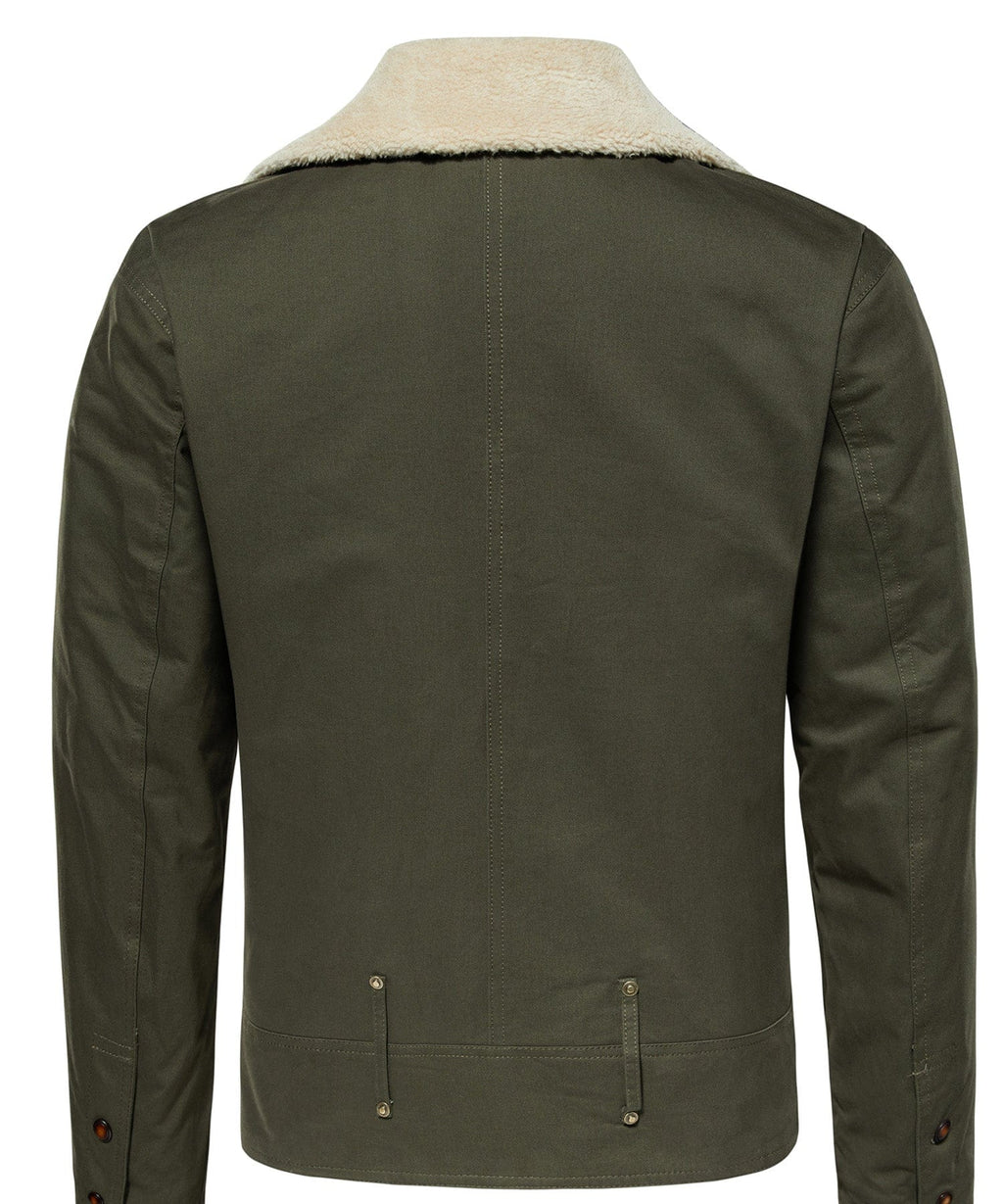 Canvas Aviator Style Jacket for Men | Outdoor Wear