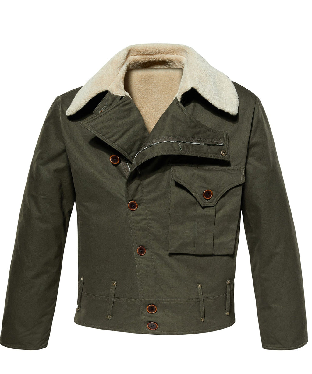 Canvas Aviator Style Jacket for Men | Outdoor Wear