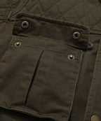 Quilted Lined Multi Pocket Field Jacket for Men | Casual Wear