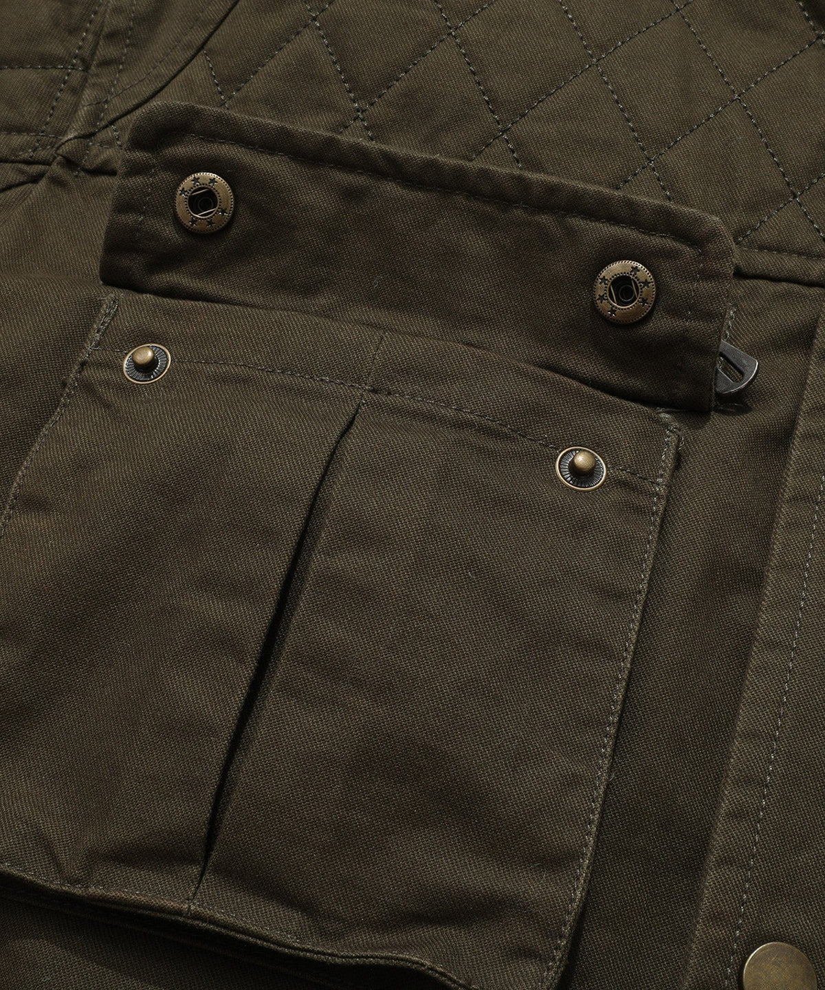 Quilted Lined Multi Pocket Field Jacket for Men | Casual Wear