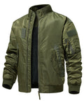 Military Style Multi Pocket Bomber Jacket for Men | Casual Wear