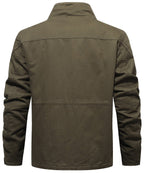 Quilted Lined Multi Pocket Field Jacket for Men | Casual Wear