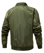 Military Style Multi Pocket Bomber Jacket for Men | Casual Wear