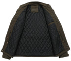 Quilted Lined Multi Pocket Field Jacket for Men | Casual Wear