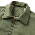 Plush Lined Stand Up Collar Jacket for Men | Outdoor Wear