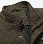 Quilted Lined Multi Pocket Field Jacket for Men | Casual Wear