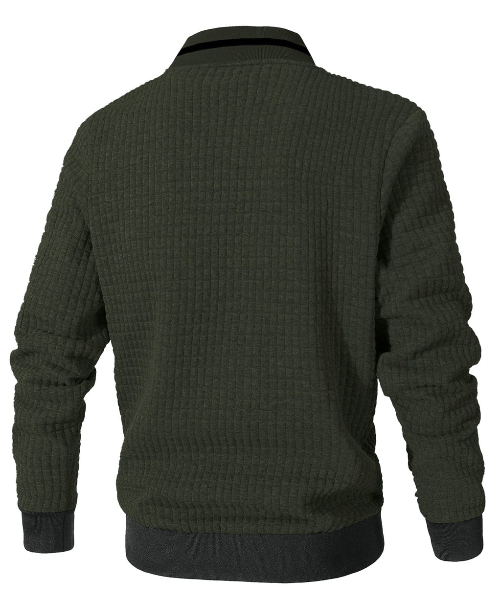 Minimalist Lightweight Zip Up Jacket with Sleeve Pocket for Men | Commuter Wear