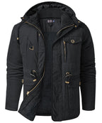 Heavyweight Fleece Lined Hooded Work Jacket for Men | Cold Weather