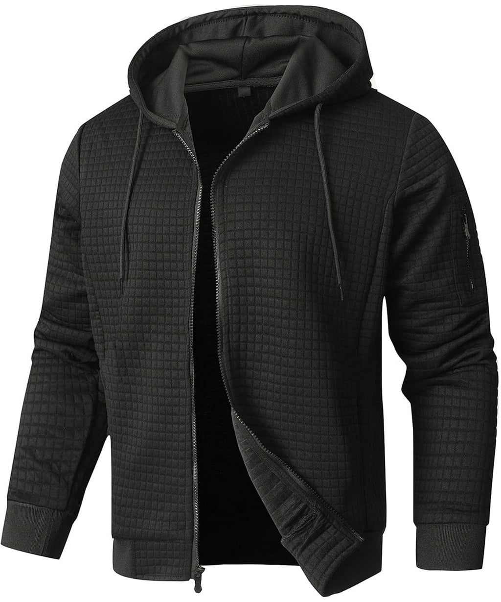Insulated Cotton Blend Hoodie for Men | Cold Weather Wear