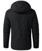 Heavyweight Fleece Lined Hooded Work Jacket for Men | Cold Weather