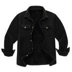 Lined Plaid Flannel Shirt Jacket for Men | Cold Weather Layering