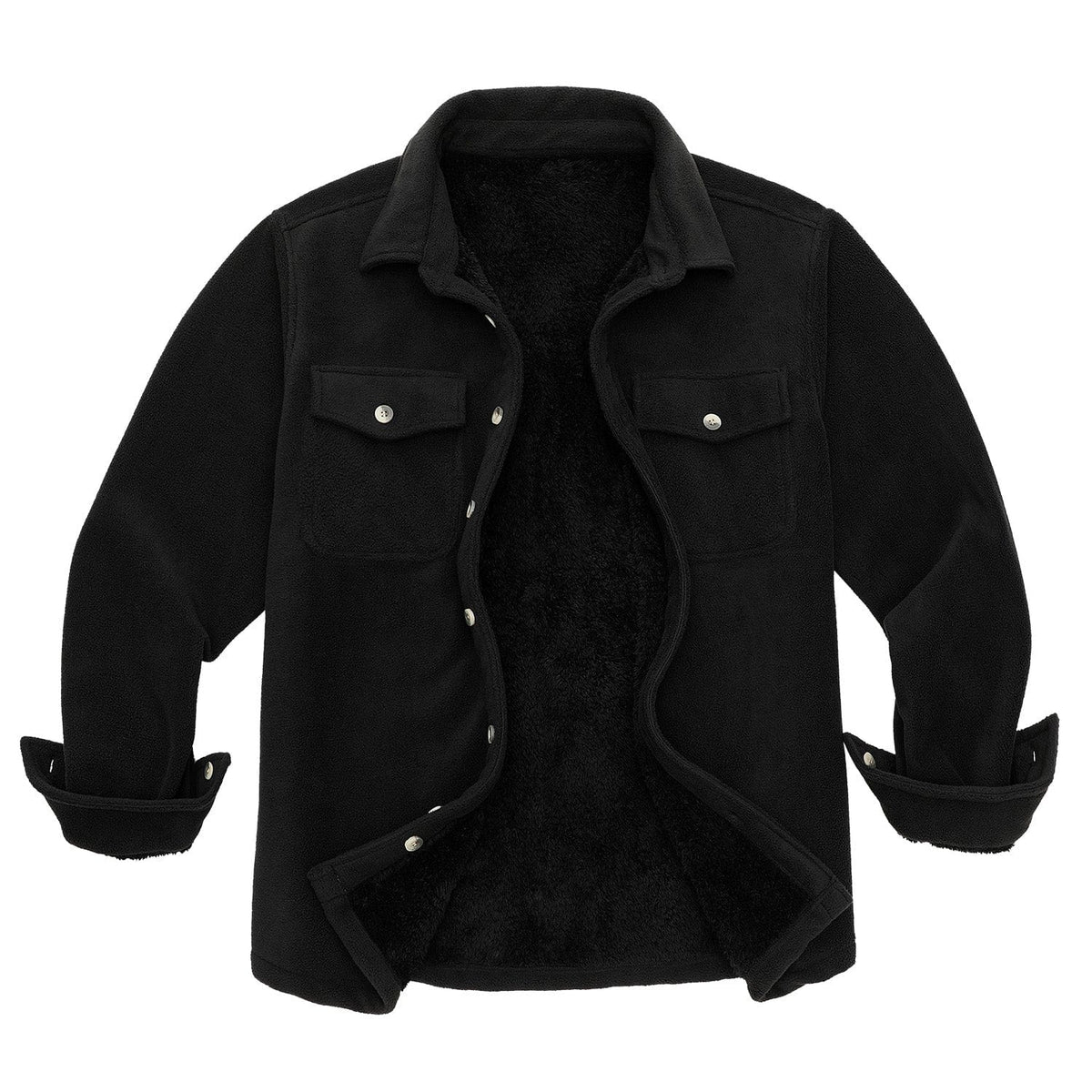 Lined Plaid Flannel Shirt Jacket for Men | Cold Weather Layering