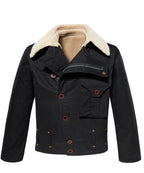 Canvas Aviator Style Jacket for Men | Outdoor Wear