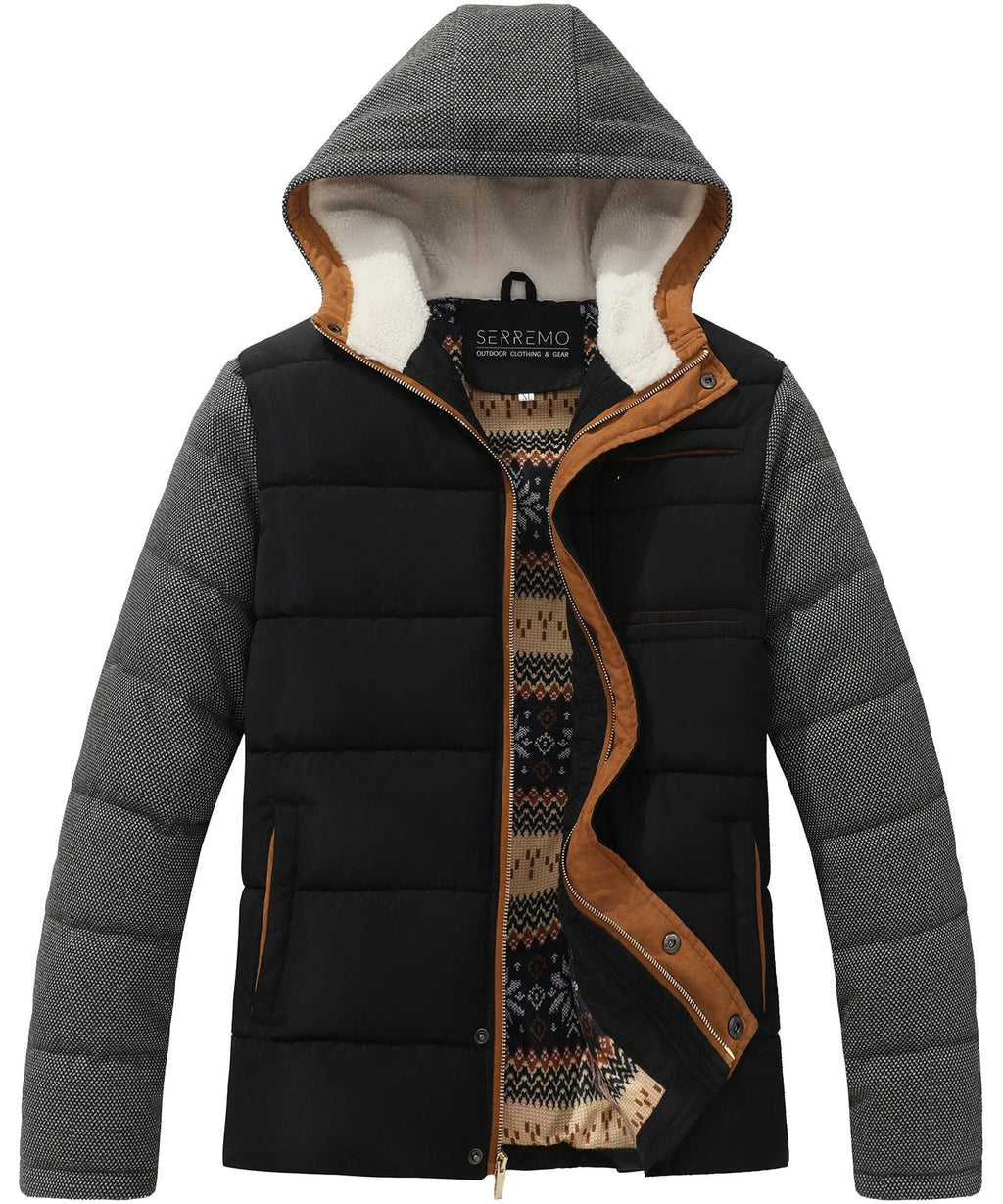 Padded Jacket with Soft Inner Lining for Men | Cold Weather