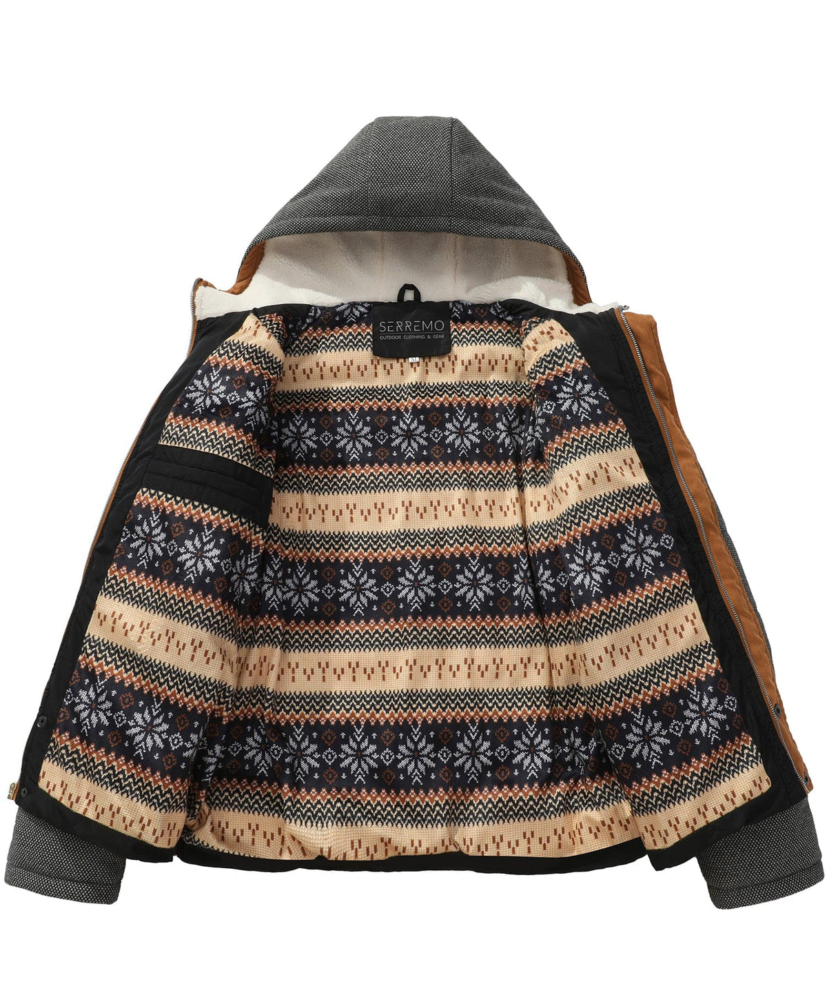 Padded Jacket with Soft Inner Lining for Men | Cold Weather