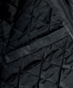 Removable Hood Quilted Lined PU Leather Jacket for Men | Casual Wear