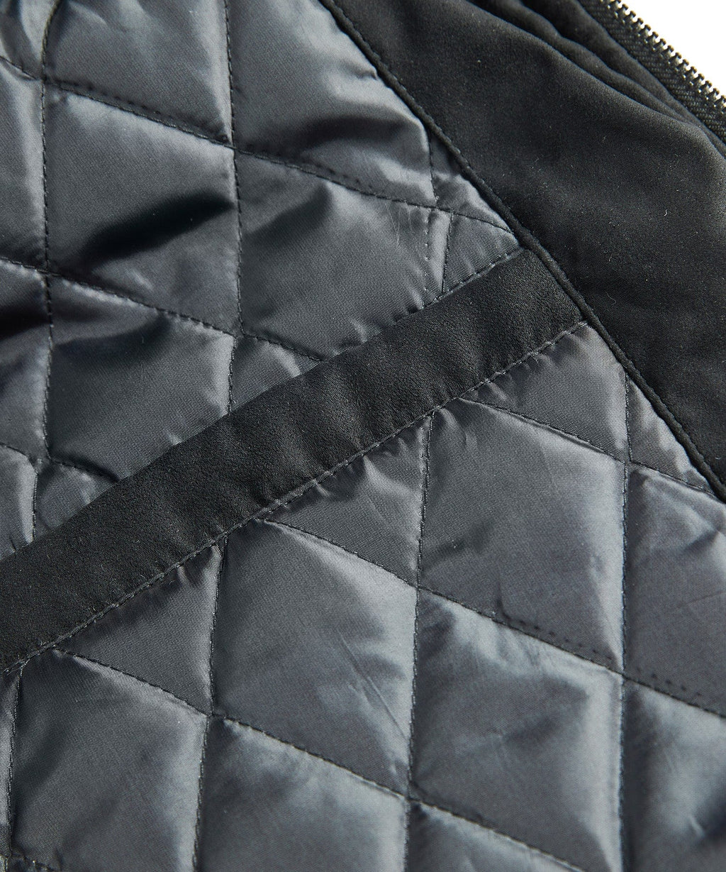 Sherpa Collar Quilted Insulated Bomber Jacket for Men | Winter Outerwear