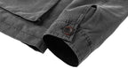 Corduroy Collar Multi Pocket Canvas Utility Jacket for Men | Casual Wear