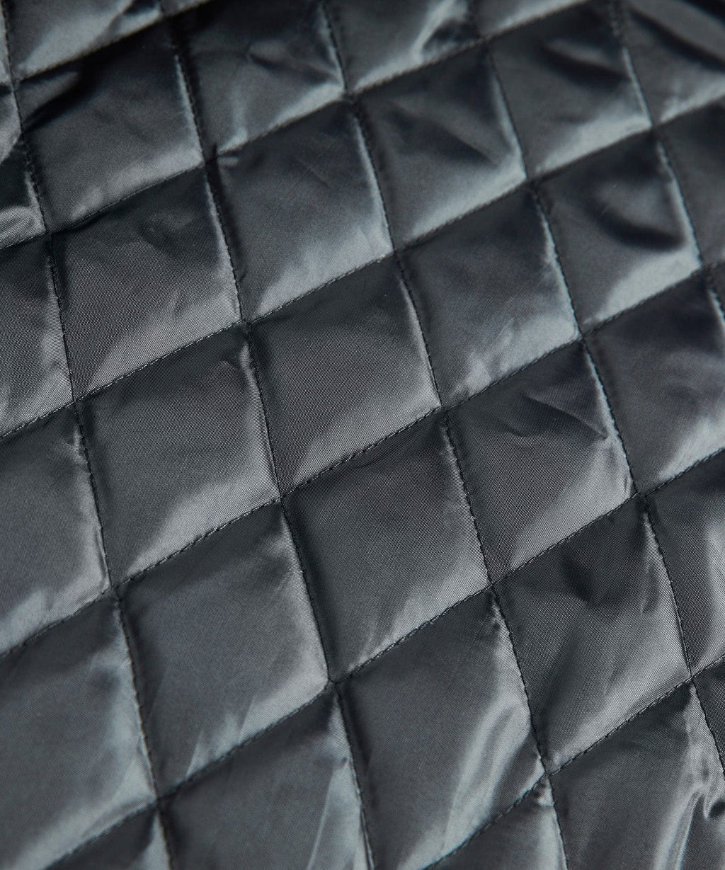 Sherpa Collar Quilted Insulated Bomber Jacket for Men | Winter Outerwear